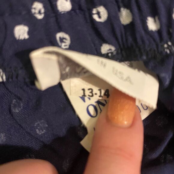 Boston Traveler Pull On Pants ~ Sz 13-14 ~ Blue ~ High Rise ~ 31" Inseam - Picture 4 of 6